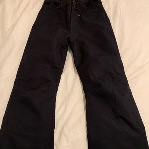 Black roxy ski pants